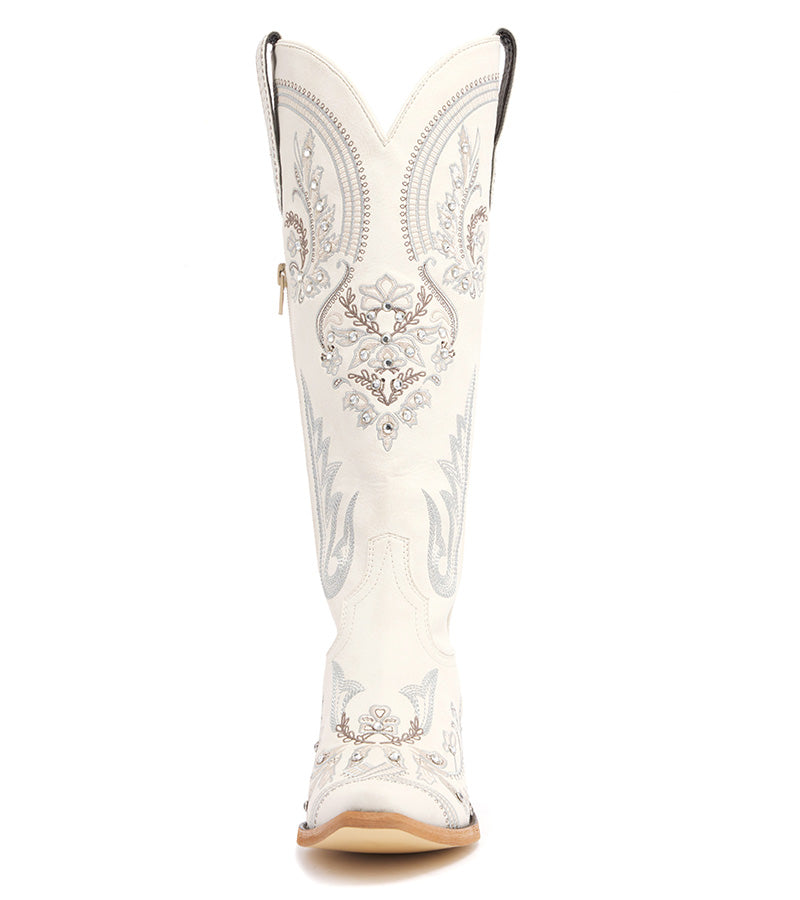 Embroidered Rhinestone Cowgirl Boots