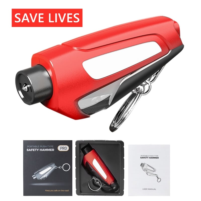 🔥Last Day Promotion 49% OFF-2-in-1 Emergency Window Breaker & Seatbelt Cutter