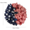 🏵100% Handmade Star Spangled Banner Ribbon Patriotic Wreath(𝐌𝐚𝐫𝐢𝐚𝐧𝐚 𝐒𝐦𝐢𝐭𝐡 𝐇𝐚𝐧𝐝𝐦𝐚𝐝𝐞®)