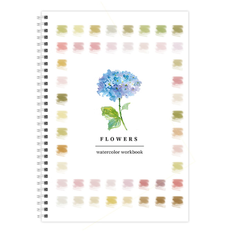 💐Flowers Watercolor workbook