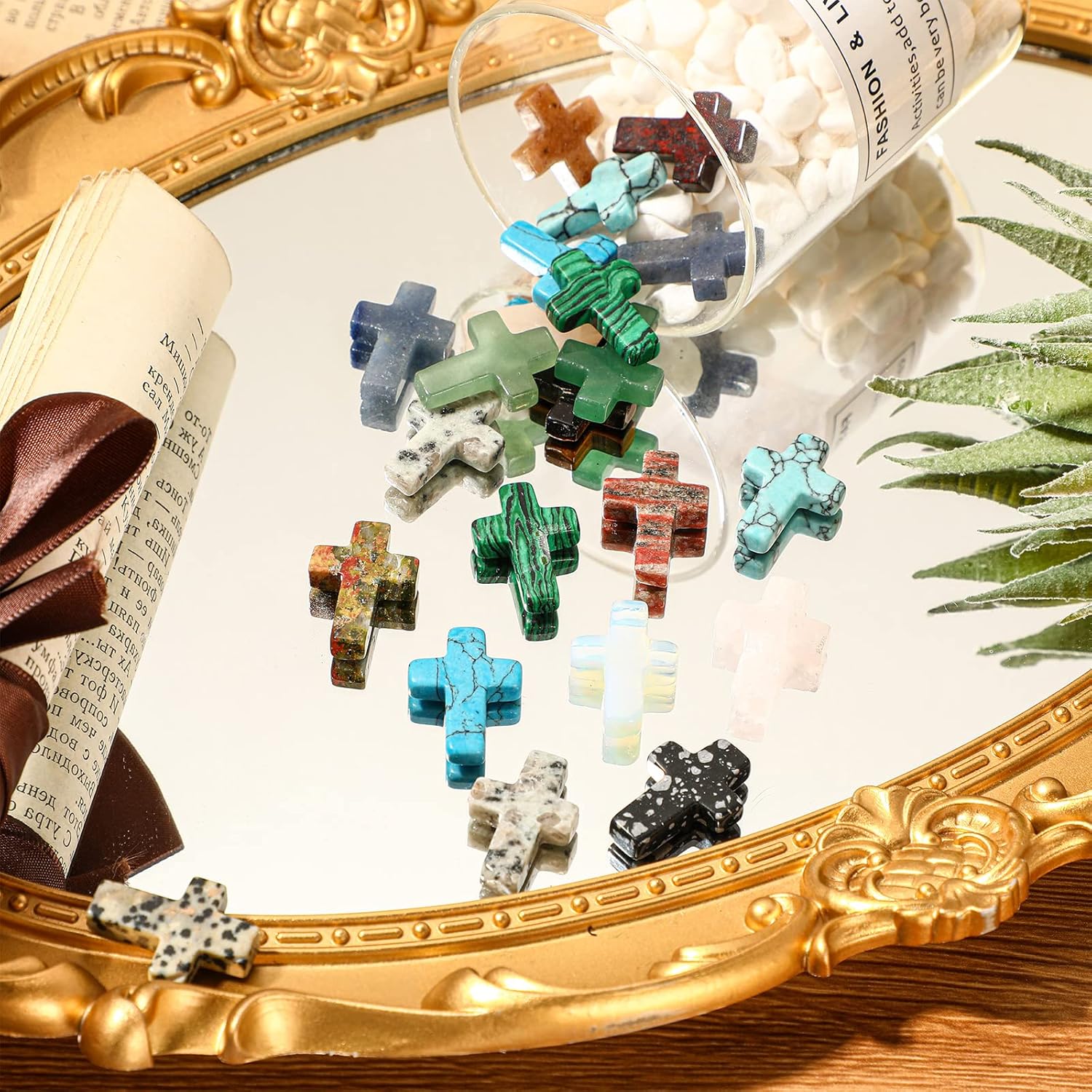 🎁TikTok Last Day Sale - 70% OFF🎉Handmade Natural Crystal Crosses✝️