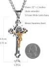 🙏 Hot Sale - 50% OFF ST.Benedict Protection Cross Power Pendant Necklace ✅Buy 3 Get 2 FREE & free shipping