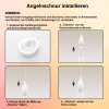 🕯️Flammenlose schwimmende LED-Kerzen mit Zauberstab-Fernbedienung