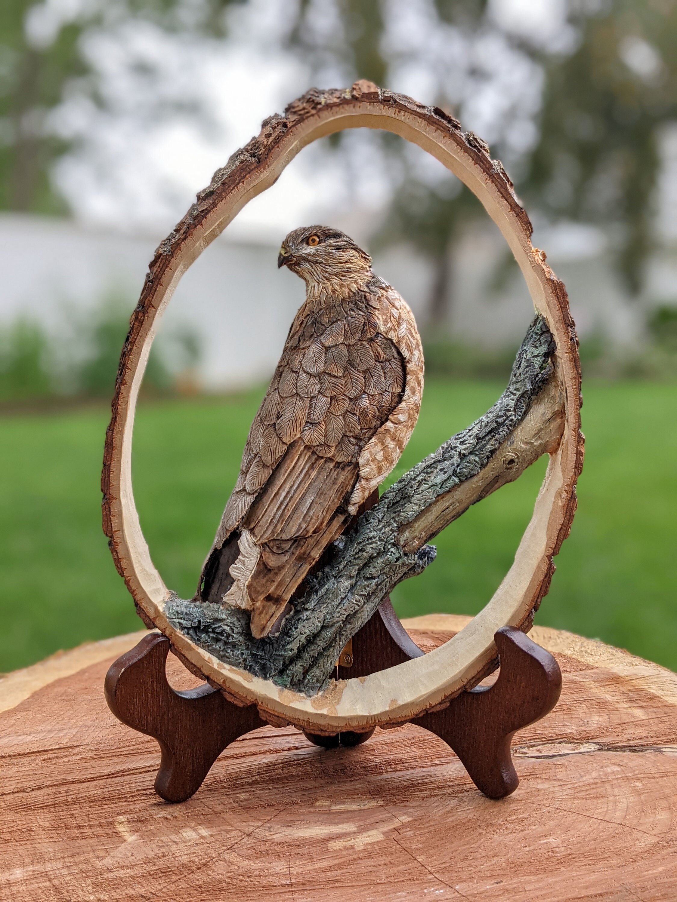 Handmade Wooden Eagle