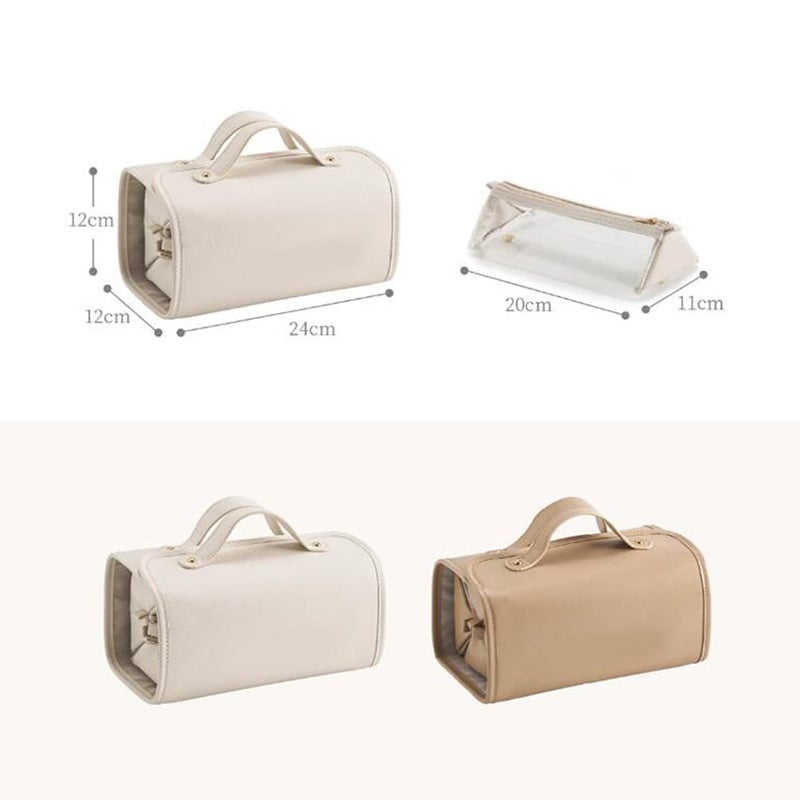 💥LAST DAY SALE 50% OFF💥Leather Waterproof Cosmetic Bag⚡BUY 2 FREE SHIPPING