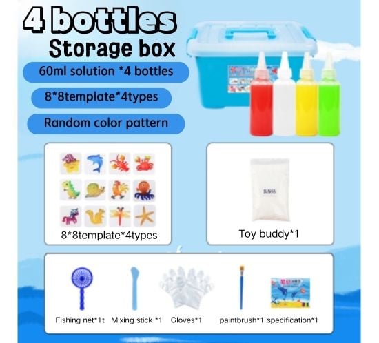 (🔥Last Day Promotion 50% OFF) 🦀Magic Water ELF, Children Handmade Aqua Gel Sensory Toy Set