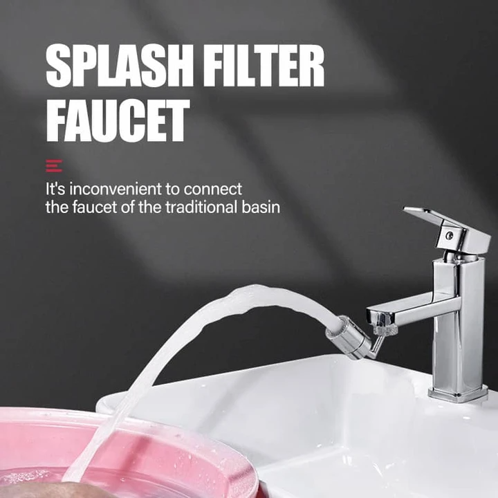 (Buy 2 get 1 free TODAY!) Universal Splash Filter Faucet - Applicable Internal Thread 22-24mm
