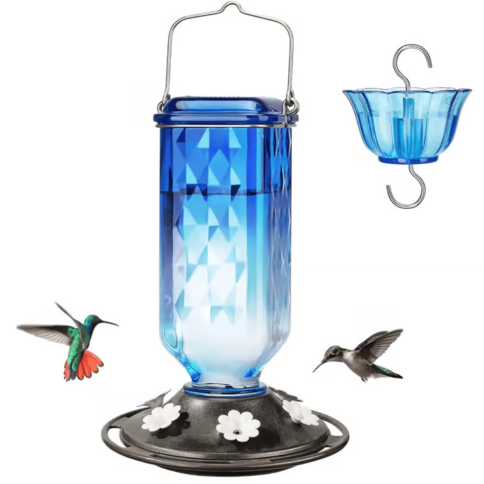 💥Last Day Sale 50% Off💥24oz Leak Proof Hummingbird Feeder with Ant Moat🔥BUY 2 FREE SHIPPING