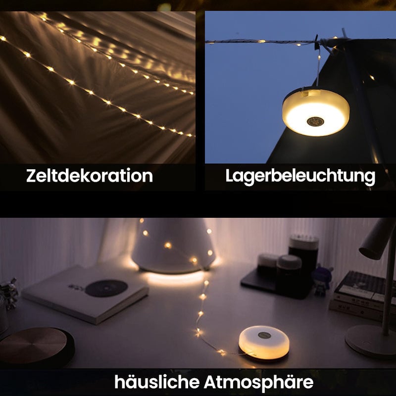 🔥Heißer Verkauf  49% Rabat🔥Wasserdichte tragbare verstaubare Lichterkette für den Außenbereich