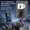 🎁TikTok Last Day Sale - 70% OFF🎉2025 Upgraded Cell Phone Stand with Induction Speaker/Power Bank/Atmosphere Light