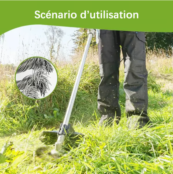 🌿Ventes chaudes - 49% de réduction🔥👨‍🌾Tête de débroussailleuse à brosse en fil d’acier de 15 cm