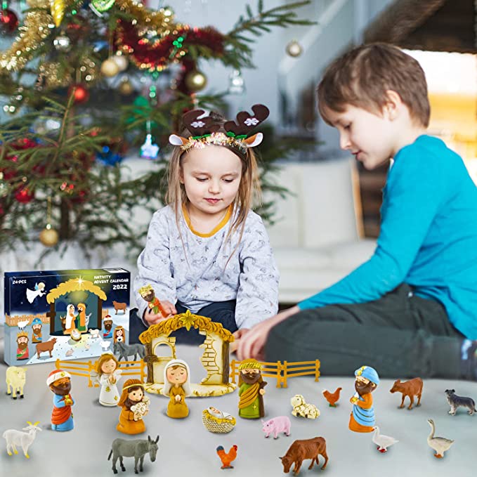 🎄TikTok Christmas Sale - 70% OFF🎄Nativity Scene Advent Calendar Set