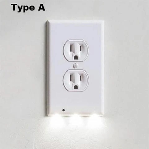 Outlet Wall Plate With Night Lights