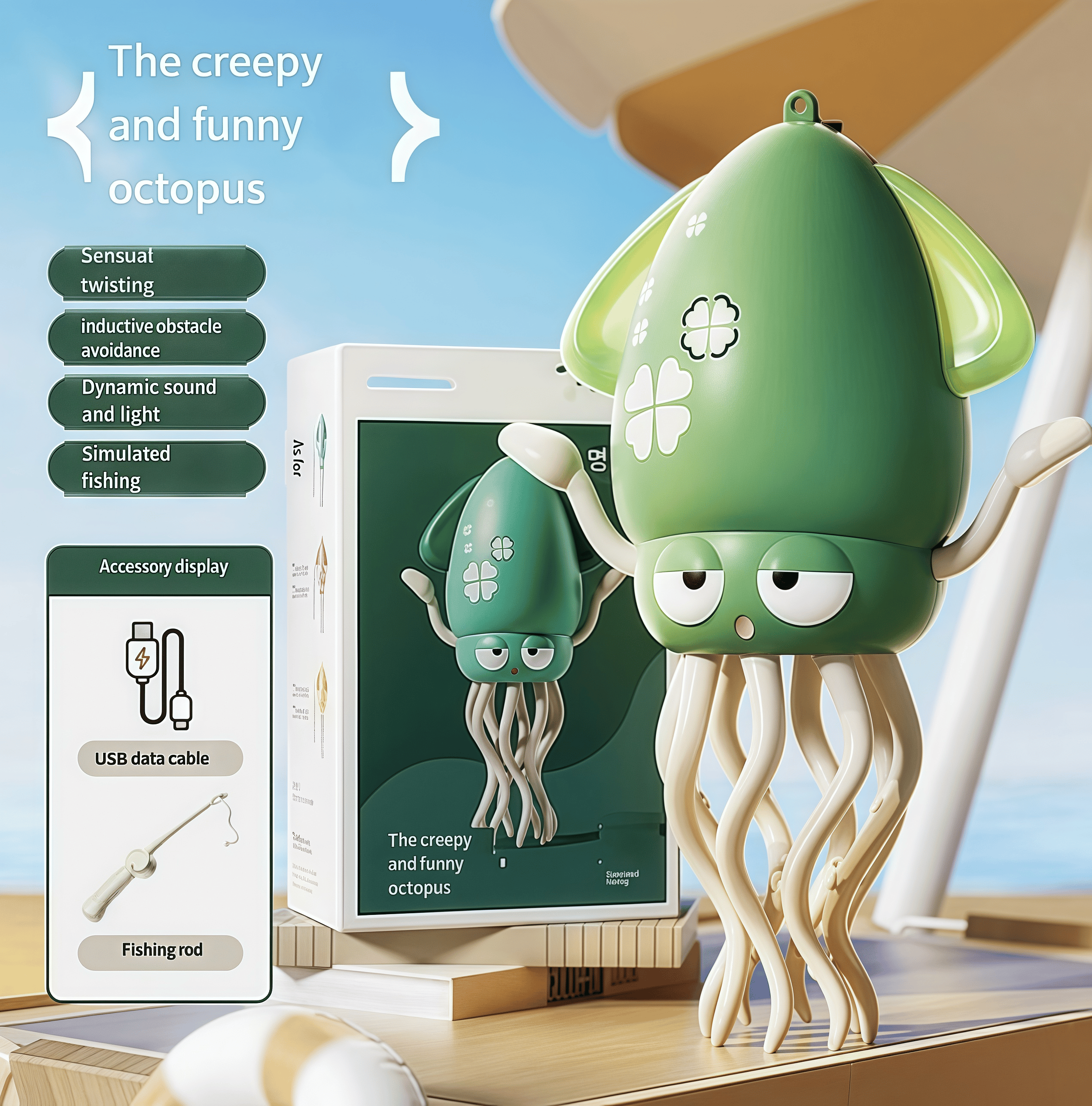 Last Day Promotion 50% OFF🔥Electric Dancing Octopus Toy