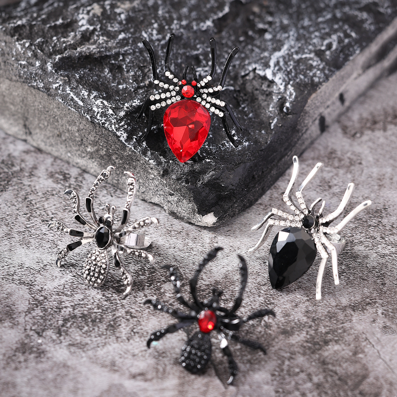 🔥Last Day Promotion - 60% OFF🎁💍🕷️Dark Style Halloween Personalized Spider Ring