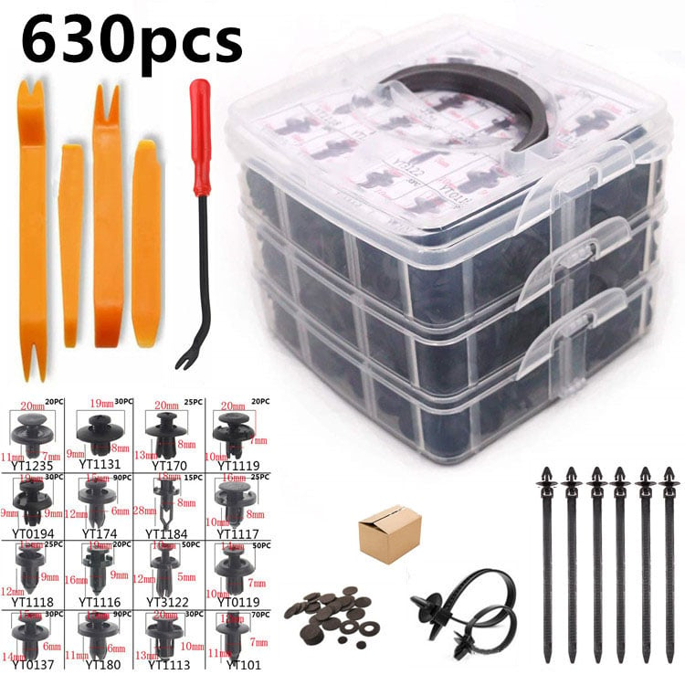2023 New Year Limited Time Sale 70% OFF🎉Car Fastener Box Set (630PCS)