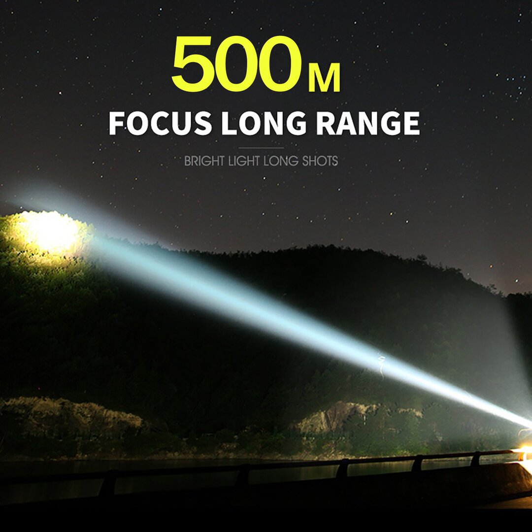 Waterproof Laser Military Flashlight, Buy 2 Get Extra 10% OFF