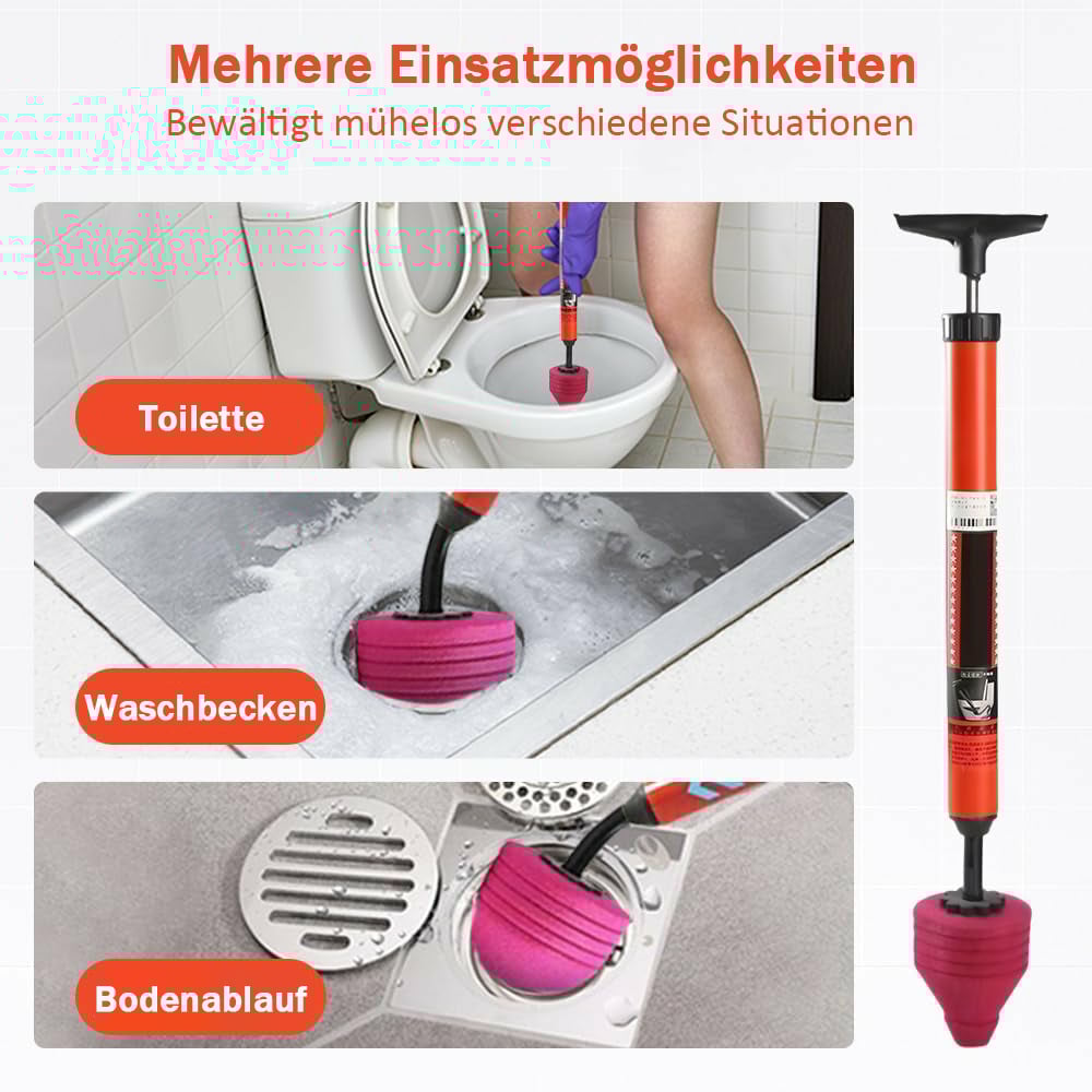 🔥Letzter Tag 49% Rabatt🔥Hochdruck-Toiletten-Rohrreiniger – Ein-Klick Power-Schuss gegen Verstopfungen