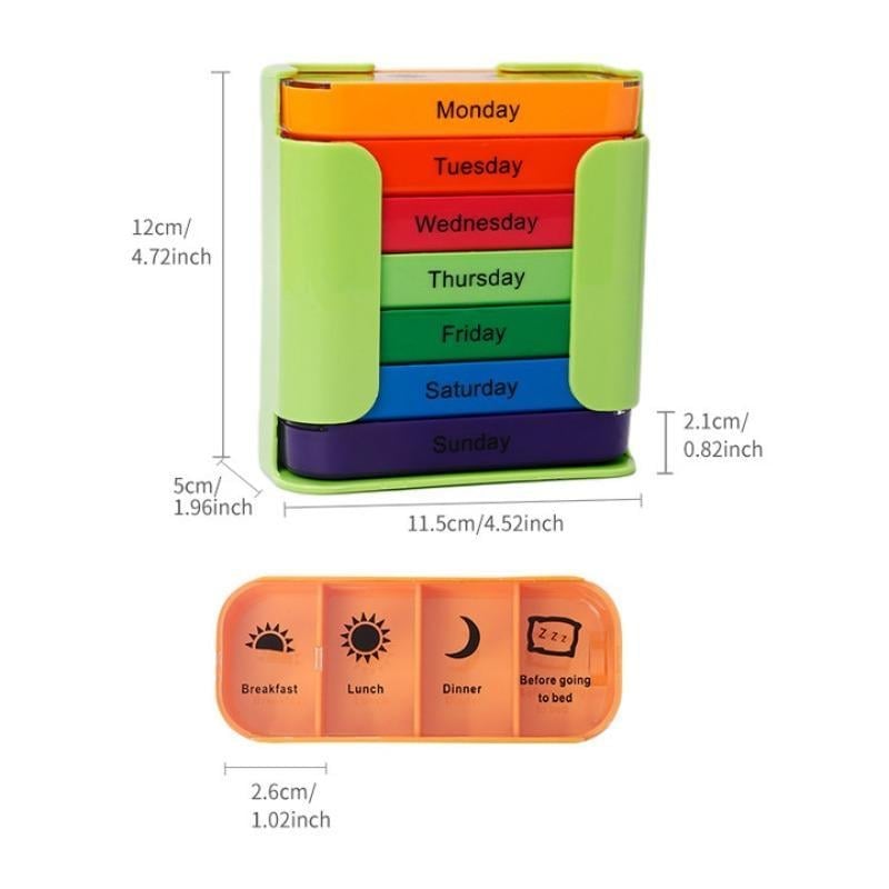 🍂TikTok Fall Mega Sale🎉Stay on Track - ✨7-Day Medication Organizer - For Effortless Health Management! 📅