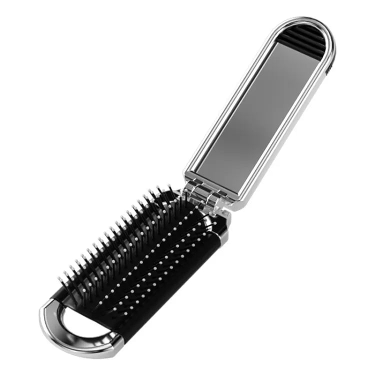 (🔥HOT SALE NOW - 48% OFF)- Travel Folding Mirror  Hair Brush