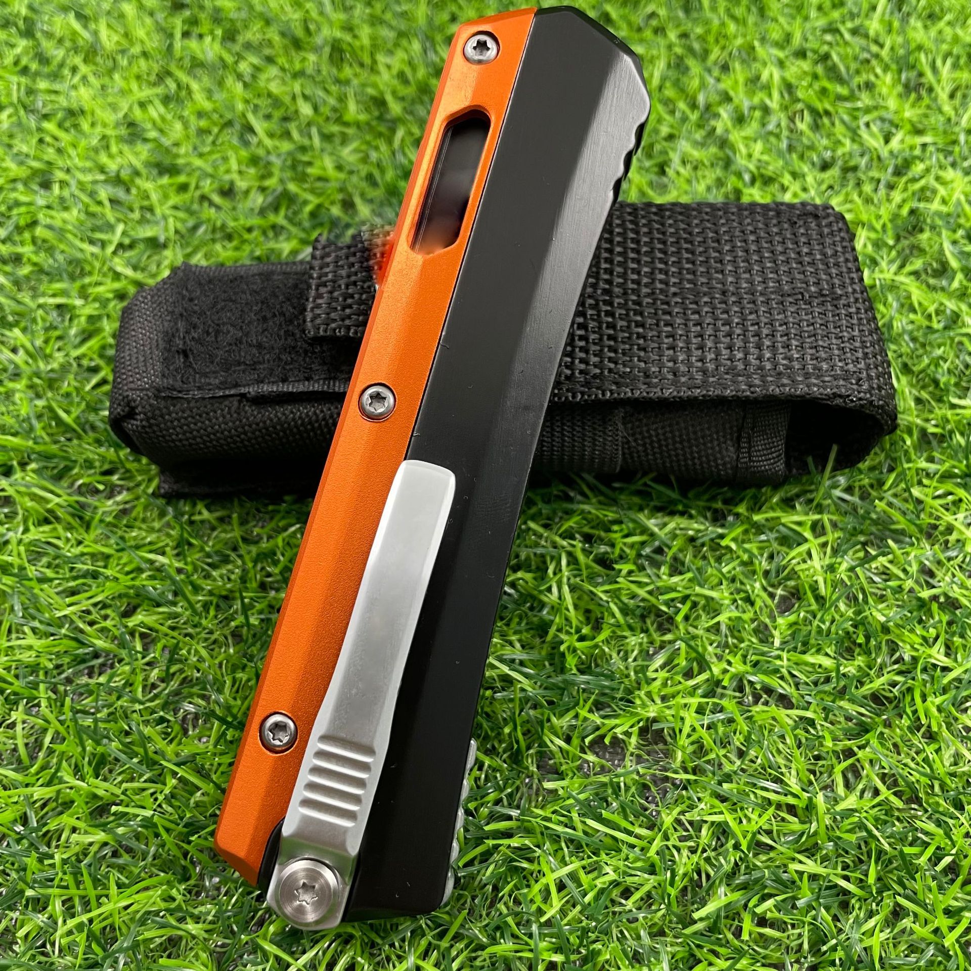 🎁TikTok Last Day Sale🔥Glykon OTF Automatic Kn.iFe Black Al + Ti (3.75