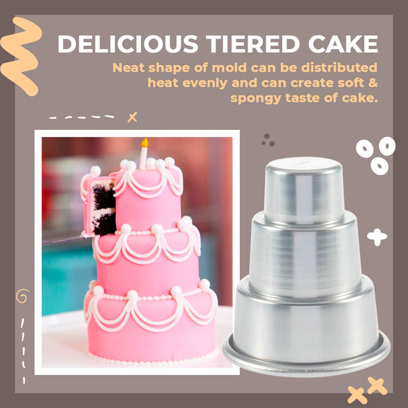 Early Spring Hot Sale 48% OFF -Mini Multi-Tier Cake Mold(BUY 3 SAVE $5 NOW)