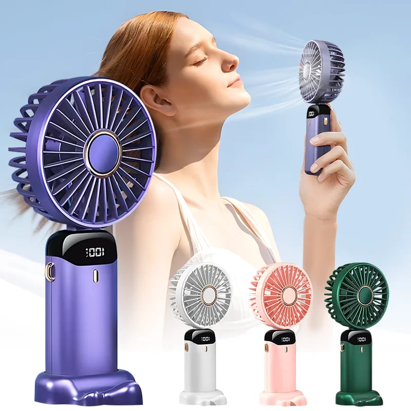 🔥Last Day Promotion 48% OFF-🎁- Foldable and Hangable Portable Rechargeable Mini Handheld Fan