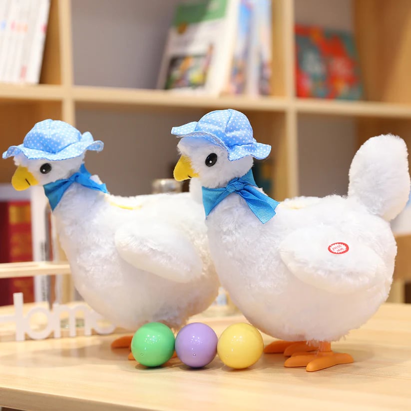 🔥Last Day Sale - 50% OFF🎁Plush Toys Laying Egg Musical Chicken🐓