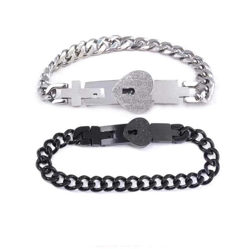 💖Valentine's Day Sale - 50%🎁Lock & Key Bracelet for Boyfriend, Girlfriend, Lover