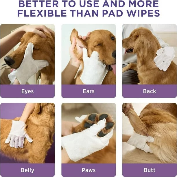 💥LAST DAY SALE 50% OFF💥Odor-Removing Pet Grooming Gloves