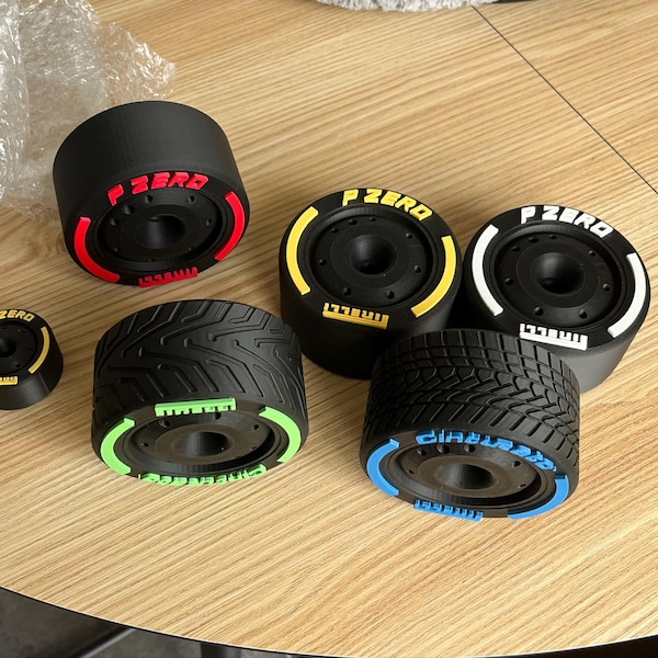 🎁TikTok Last Day Sale - 70% OFF✨Formula 1 Tire Fridge Magnets Full Set – 18” & 13” Replica F1 Tires