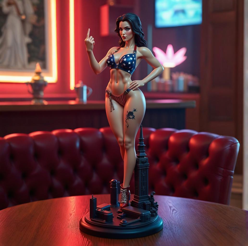 StarSpangled Allure Figure