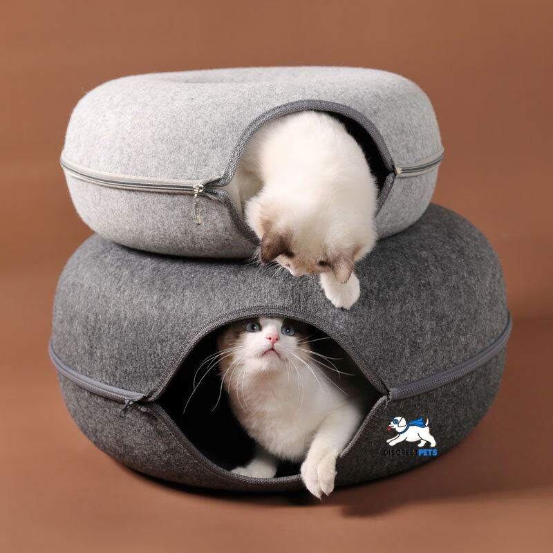 🔥LAST DAY 71% OFF--Discreet Pets Cat Tunnel Bed(BUY 3 SAVE $10 & FREE SHIPPING)