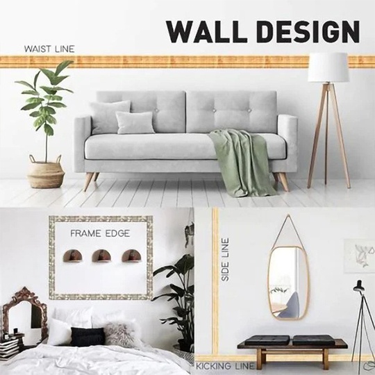 (🔥HOT SALE - 49% OFF) Self Adhesive 3D Wall Edging Strip, Buy 4 Get Extra 20% OFF & Free Shipping