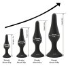 SHEMESIX Female Masturbator - Silicone Backyard Anal Plug Masturbation Sex Toy Anal Plug Four Piece Set