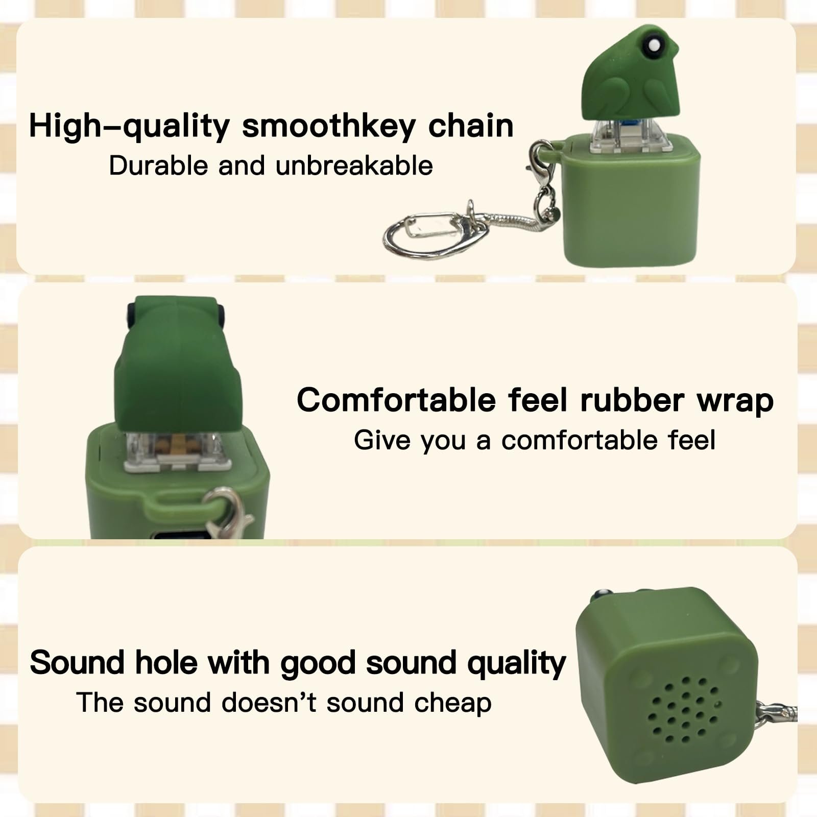 ⏰LAST DAY SALE 50% OFF💥Rechargeable Frog Croaking Keychain