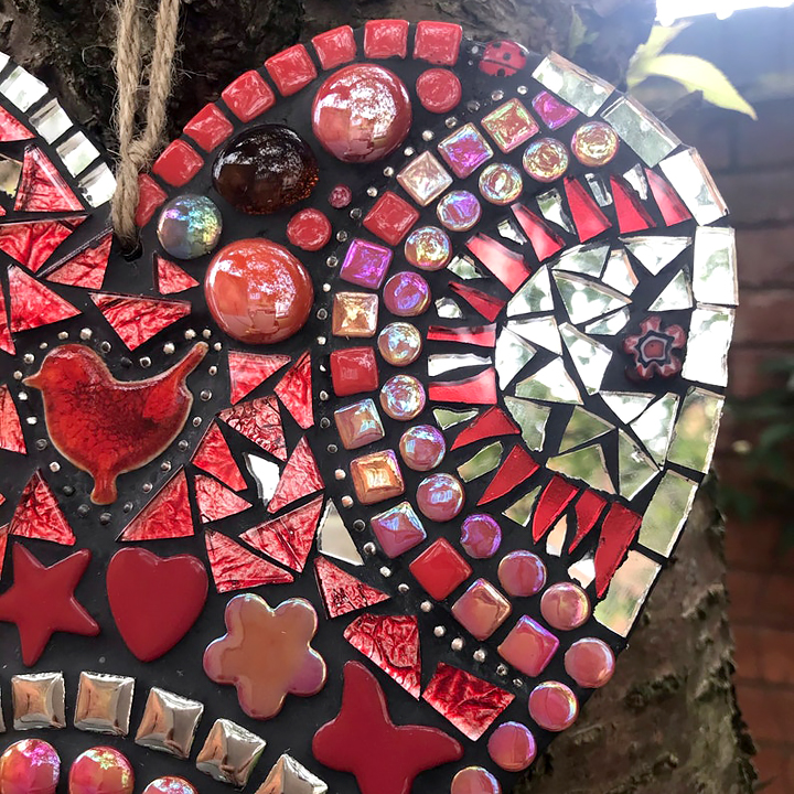 (🎄Christmas Sale-48% OFF)Red garden mosaic heart🔥Buy 2 Get Free shipping