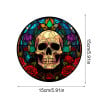 (🎉Last Day Promotion 50% OFF) Handmade Skull Stained Glass Window Hangings