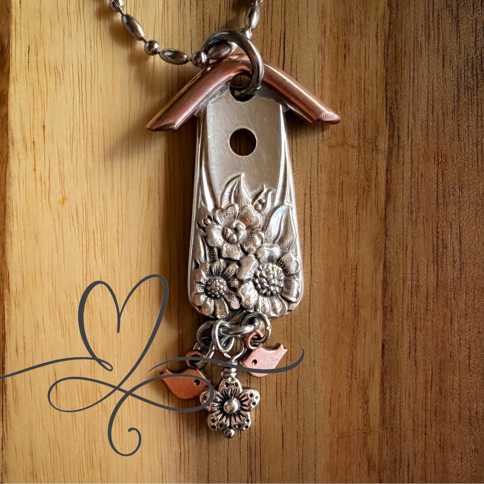🔥Father's Day Sale🐦Handmade Birdhouse Necklace