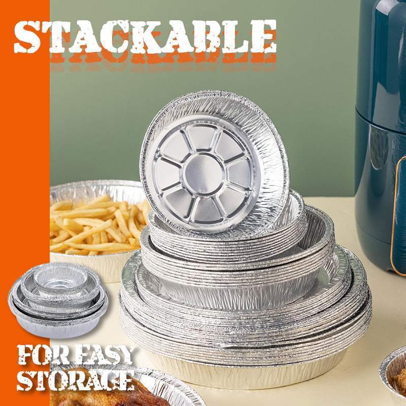 (🎅Early Christmas Sale - 49% OFF）Oil-Proof Aluminum Foil Tin Box-Buy 4 Get 6 Free(200PCS)