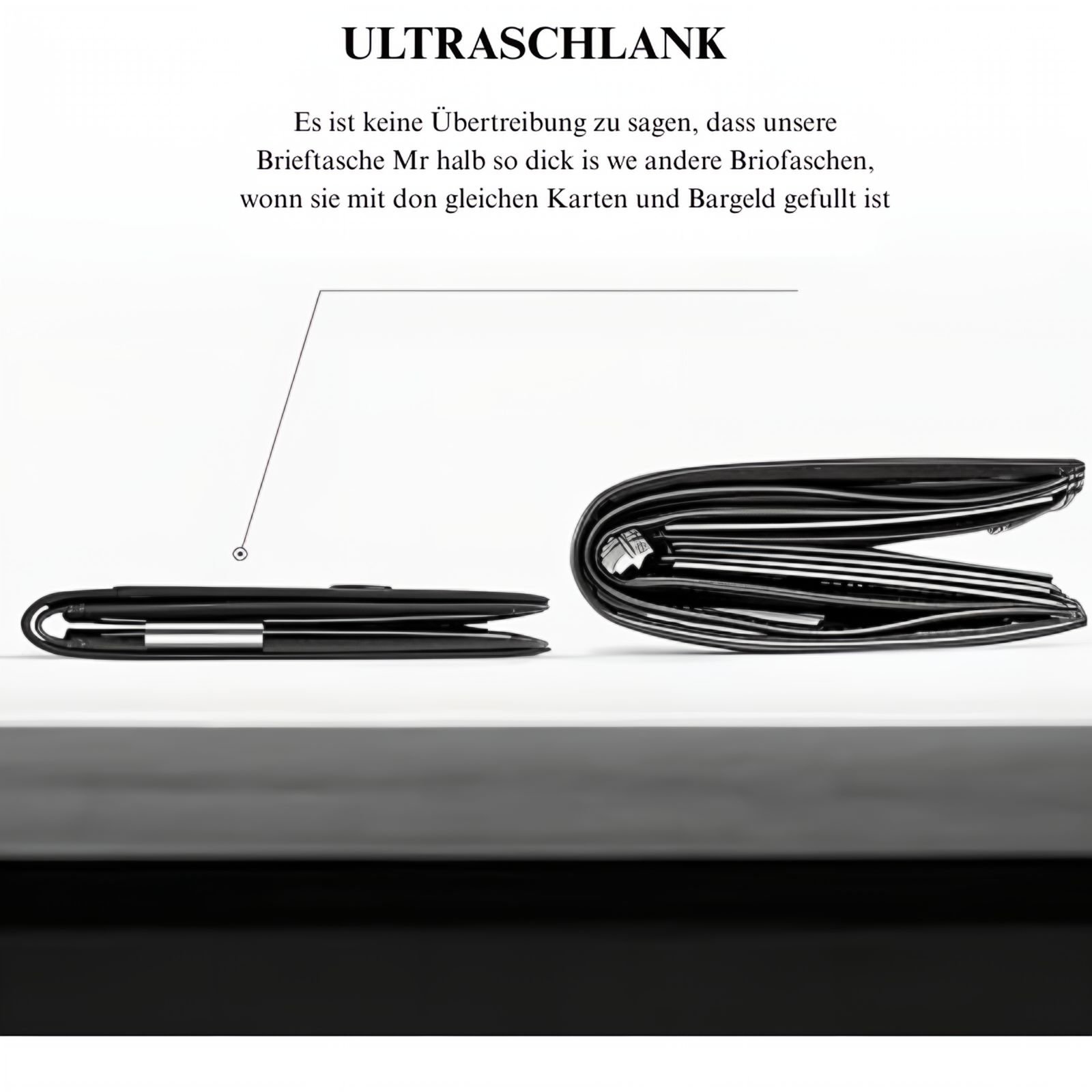 🔥Letzter Tag 49 % Rabatt☀️Schlanke RFID-Geldbörse für Herren