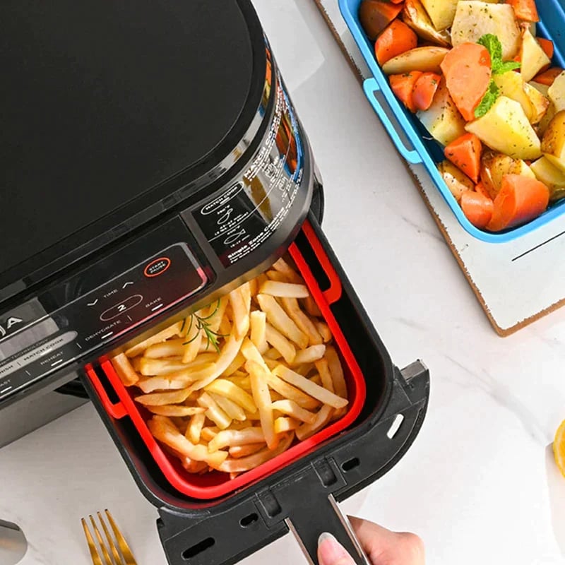 🔥Last Day Promotion 70% OFF🔥Foldable Air Fryer Silicone Baking Tray