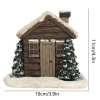 🏠🎄Log Cabin Snowy Winter Incense Cone Burner