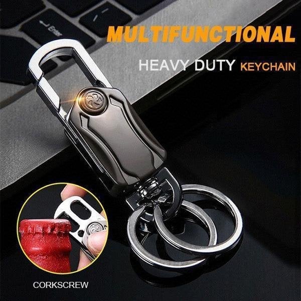 (🔥HOT SALE TODAY - 50% OFF) Multifunctional Keychain Corkscrew - Buy 2 Get 1 Free Now