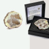 Serene Aura White Agate Crystal Geode