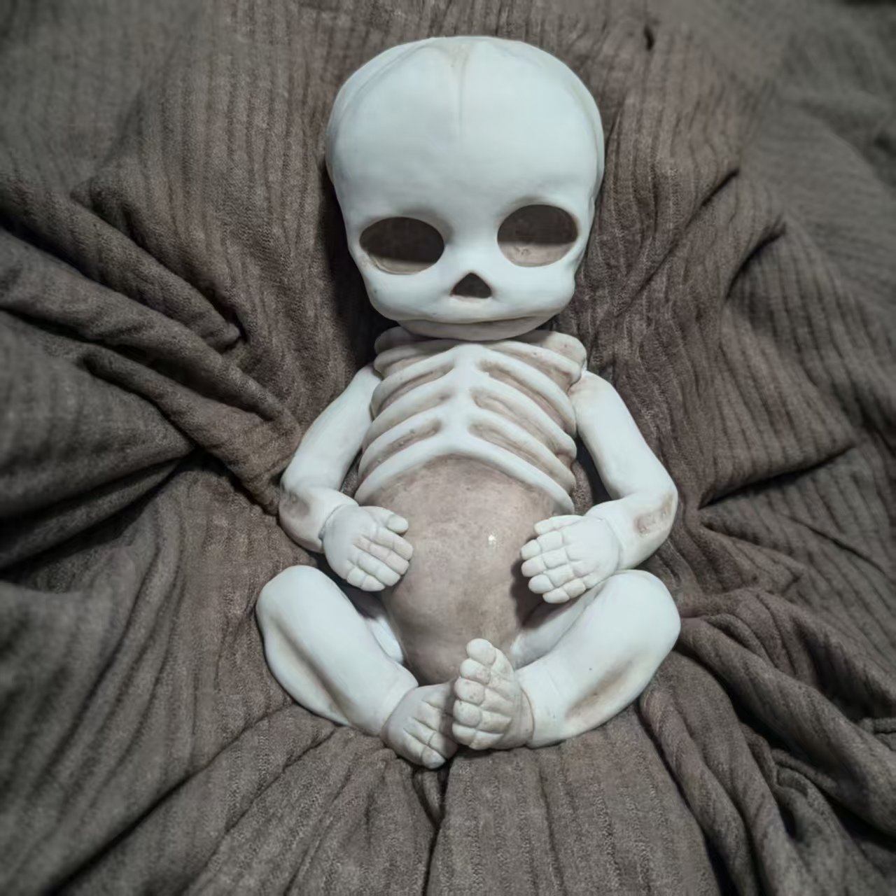 🖤Reborn Silicone Skeleton Baby🍼