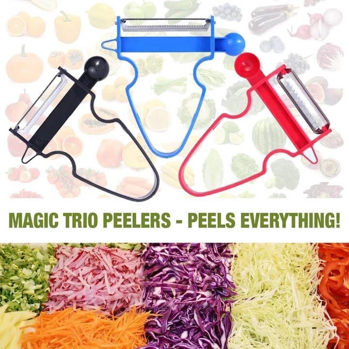 Magic Trio Peeler (Set of 3), Buy 2 Get Free Shipping