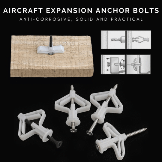(🔥Last Day Promotion- SAVE 48% OFF)Aircraft Expansion Anchor Bolt Set(buy 2 get 1 free now)