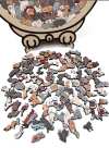 🎁TikTok Last Day Sale - 70% OFF🔥135-Piece Morandi-Colored Cat Shaped Wooden Jigsaw Puzzle