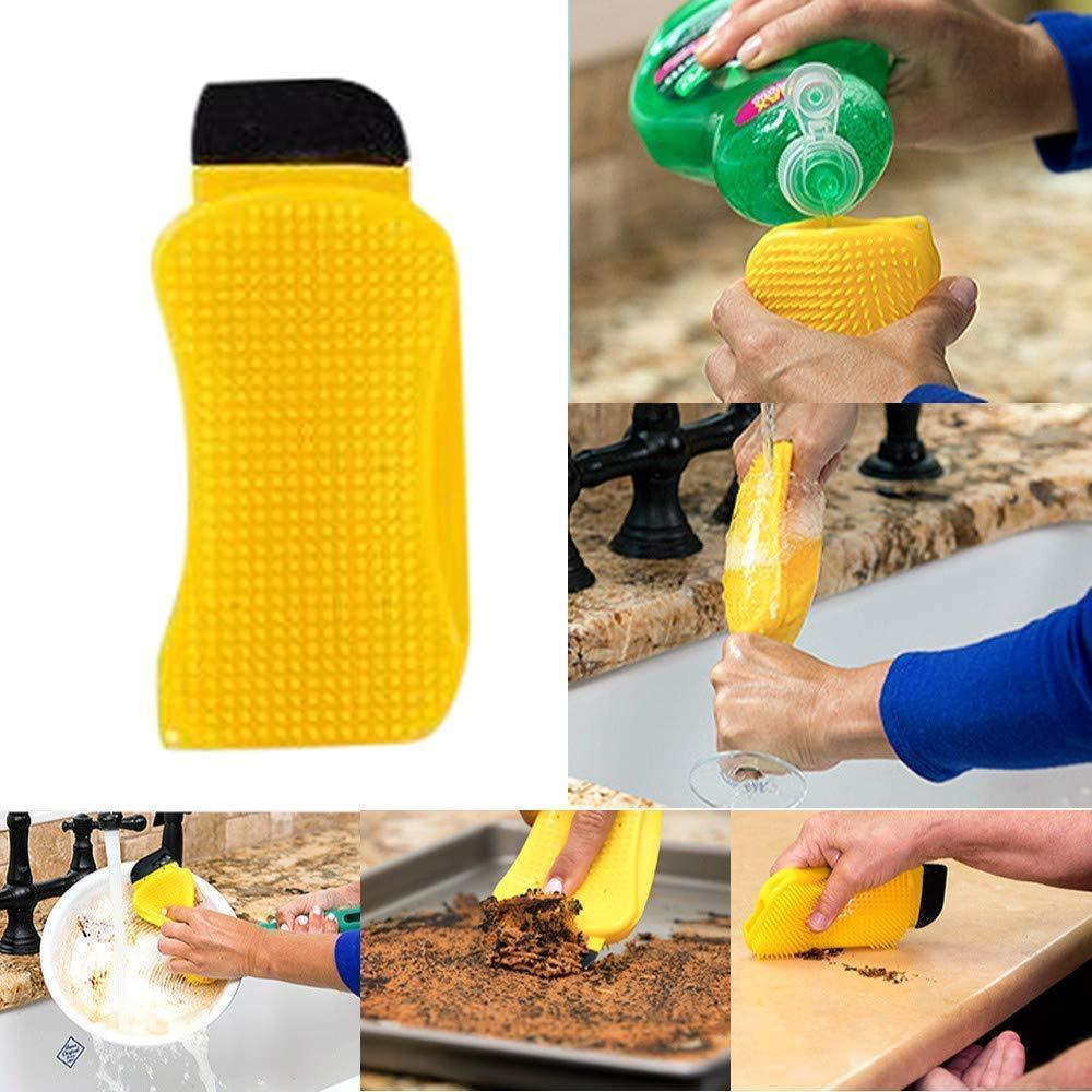 (🎄Early Christmas Sale - 49% OFF) 3-in-1 Silicone Cleaning Brush - Buy 2 Get 1 Free